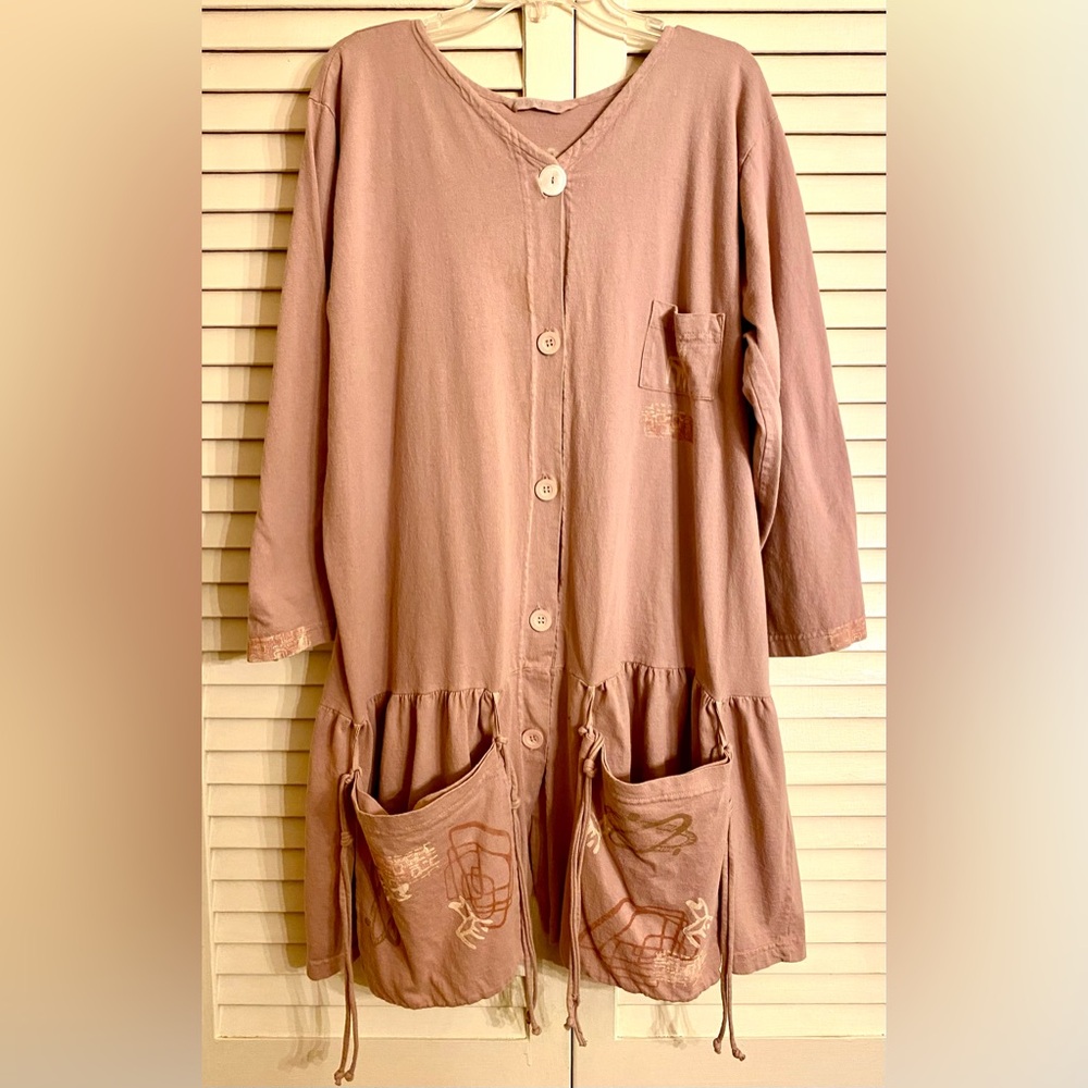 Blue Fish Vintage 1995 Lavender Clothespin Jacket / Top